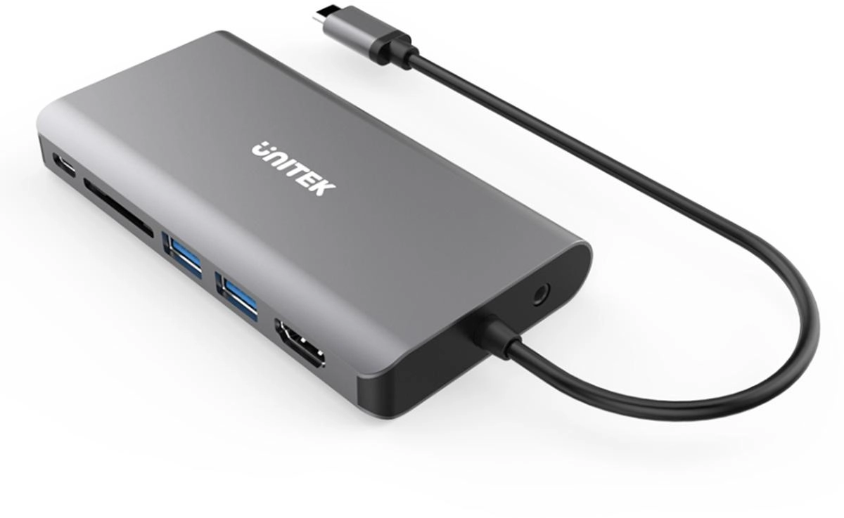 Unitek Hub USB TYPE-C 8in1 100W