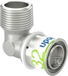 Uponor S-Press PLUS elbow with external