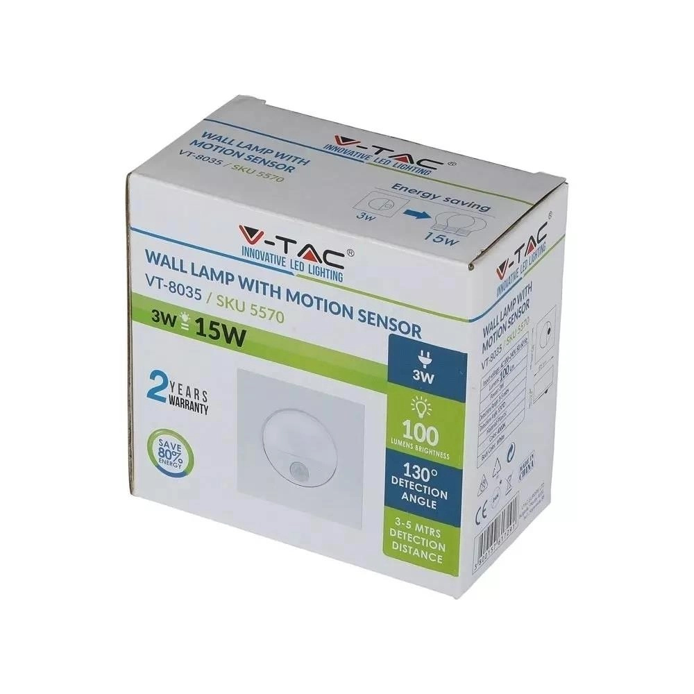 3W LED Stair Luminaire V-TAC White