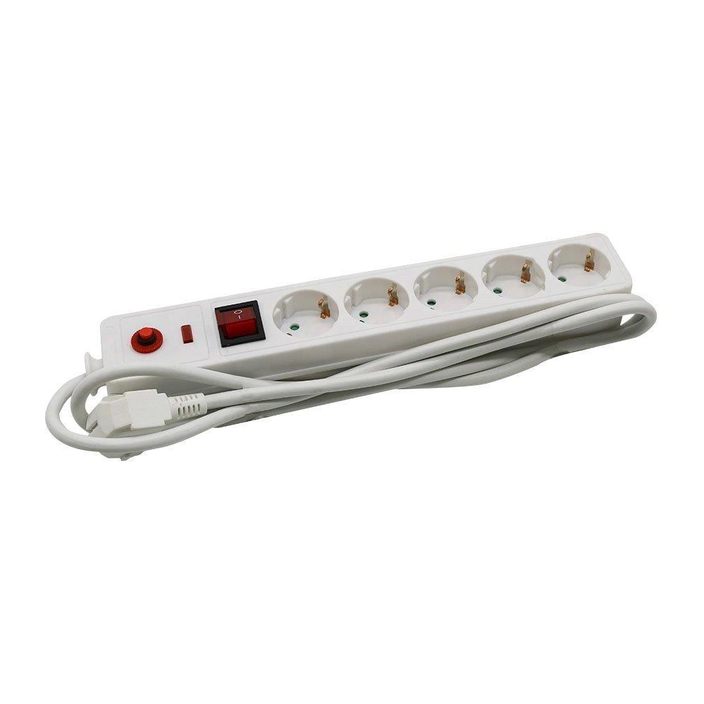Surge Protector V-TAC 5 Sockets 1
