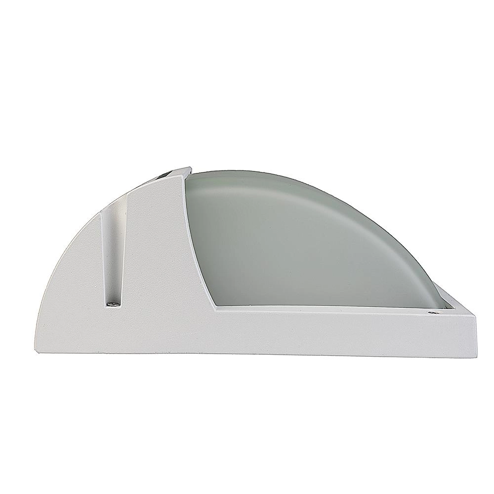 Garden Wall Lamp V-TAC Glass White
