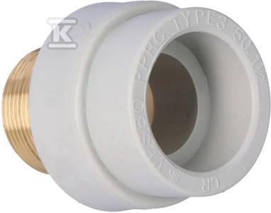CONNECTOR PP GZ BRASS 50/11/2"UNDER