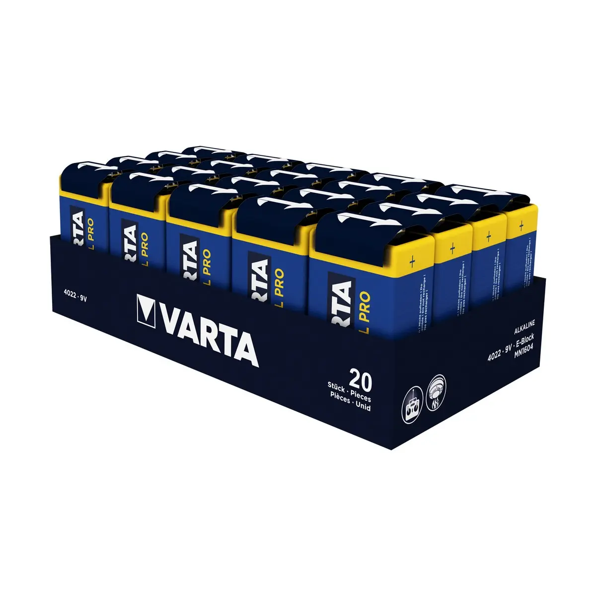 Varta Battery Industrial 9V Block 1