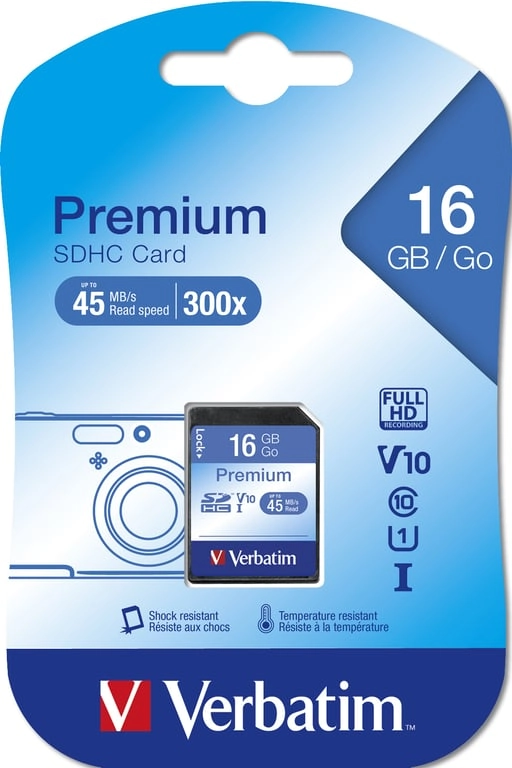 Verbatim Premium 16 GB SDHC Class