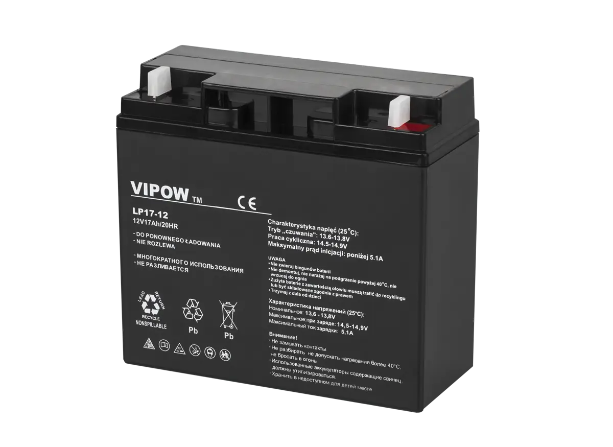 Vipow Akumulator 12V/17Ah (BAT0212) 0001-00020-96729 BAT0212