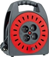 VOREL COILED EXTENSION CABLE 4 SOCKETS
