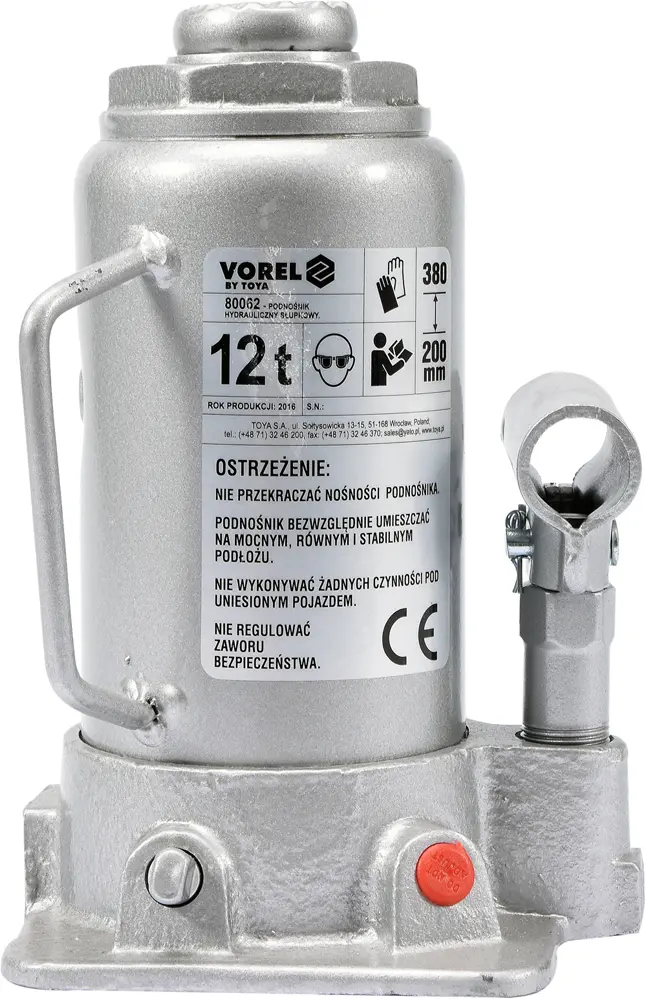 Vorel Podnośnik hydrauliczny słupkowy 12T (80062)