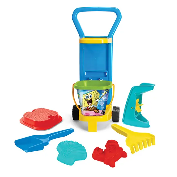 Stroller with a SpongeBob summer set
