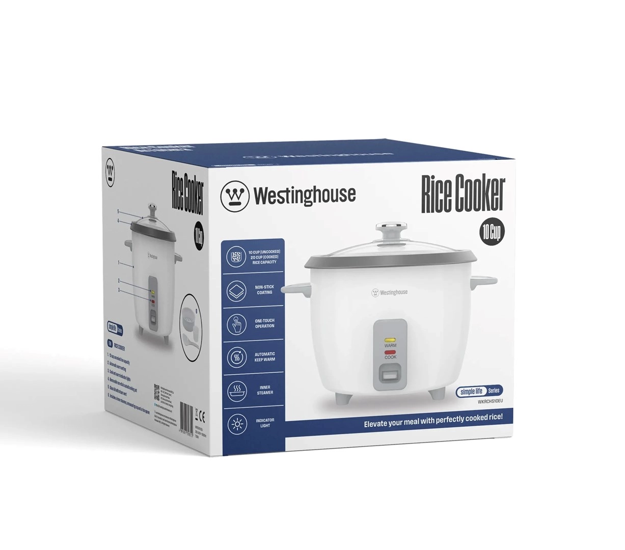 WestingHouse Multicooker Rice Cooker WKRCHS10EU 15726489