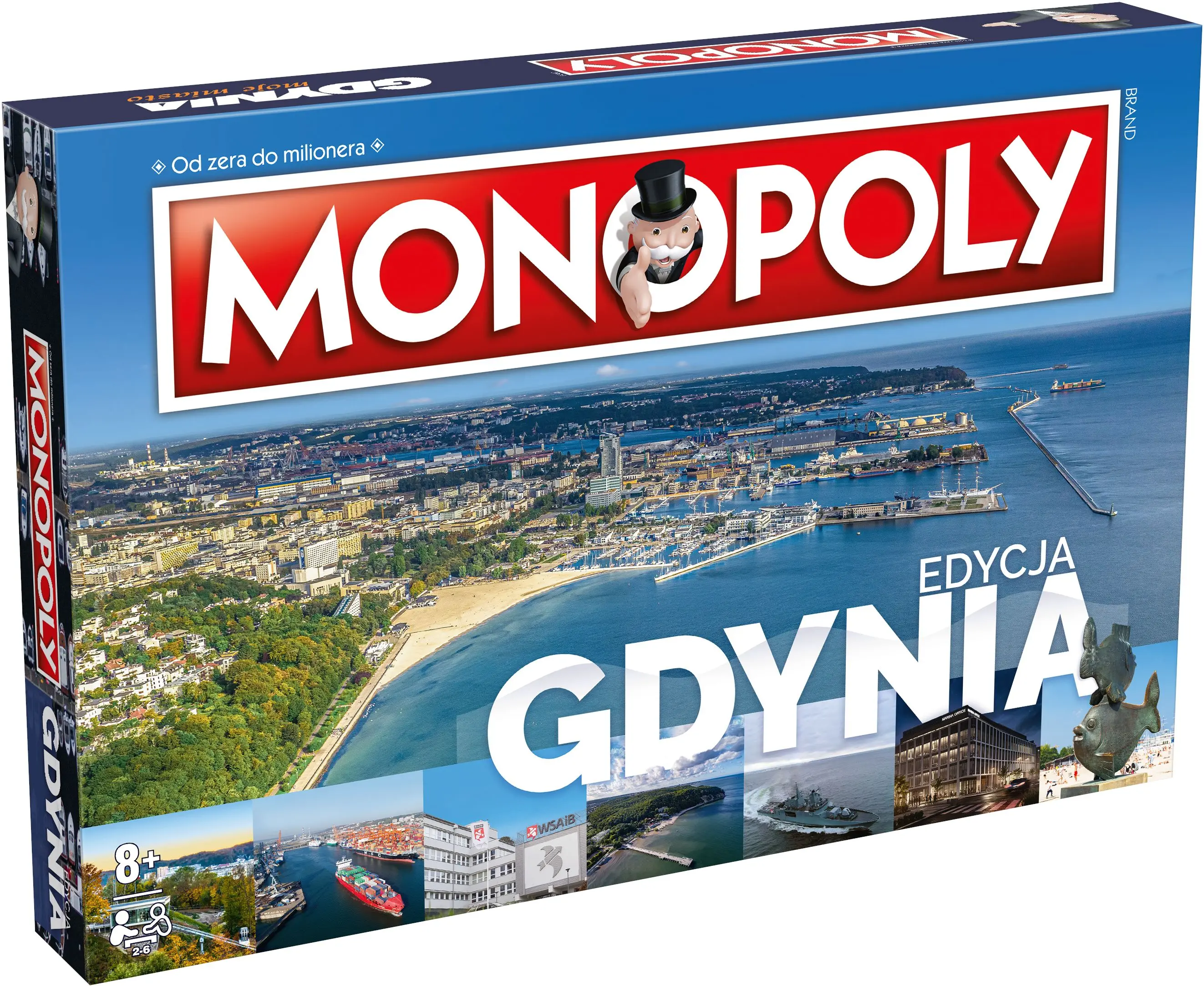 WM MONOPOLY GAME GDYNIA WM00268-POL-6 5036905039109
