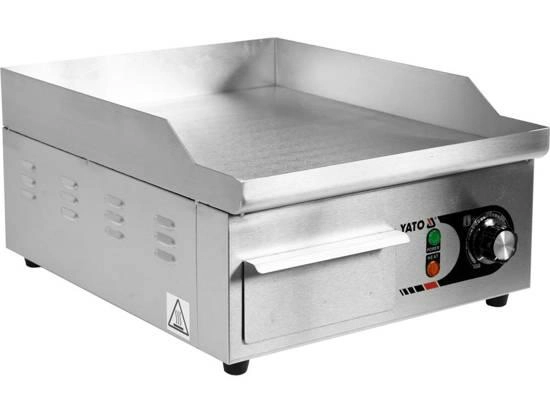 YATO ELEKTRYCZNA PŁYTA GRILLOWA GŁADKA 360mm
