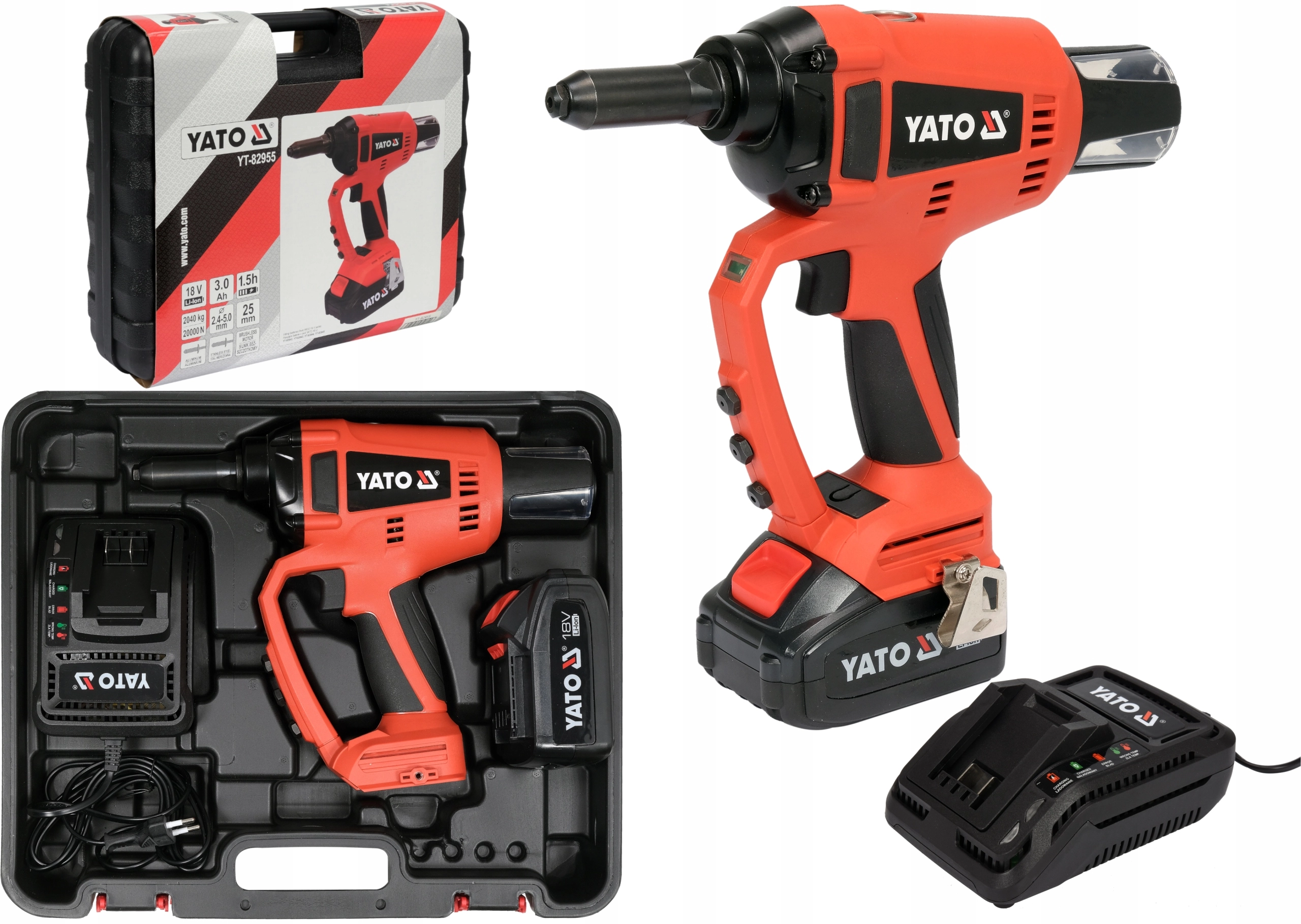 Yato impact wrench Brushless riveter 18V