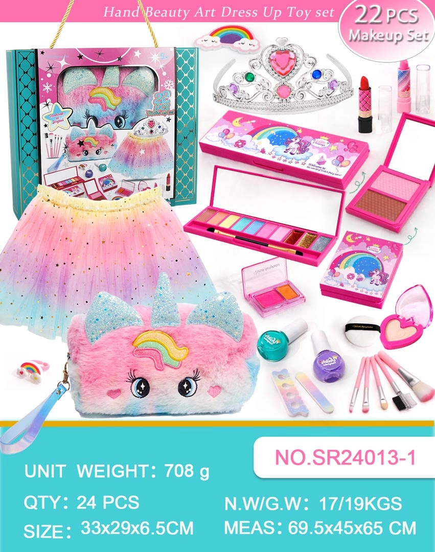 Makeup Set + Rainbow Dress ZDZ