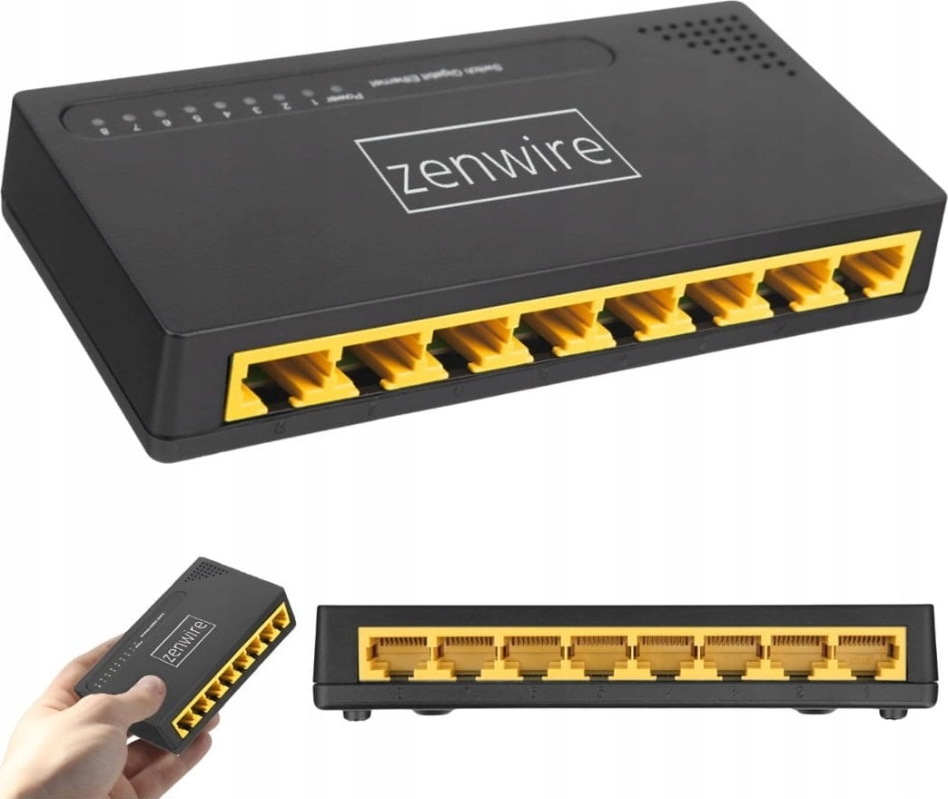 Switch 8 Portów Gigabit Ethernet 1000