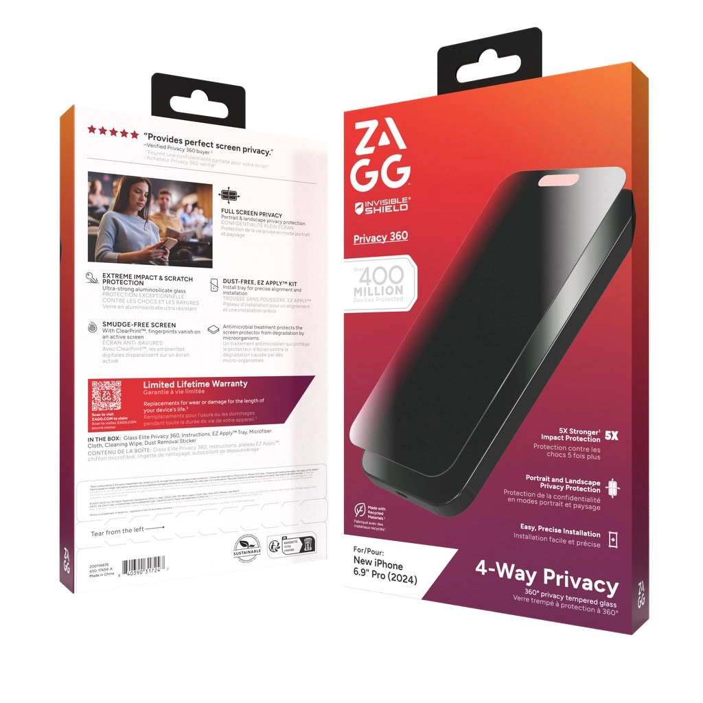 InvisibleShield Glass Elite Privacy 360 Apple