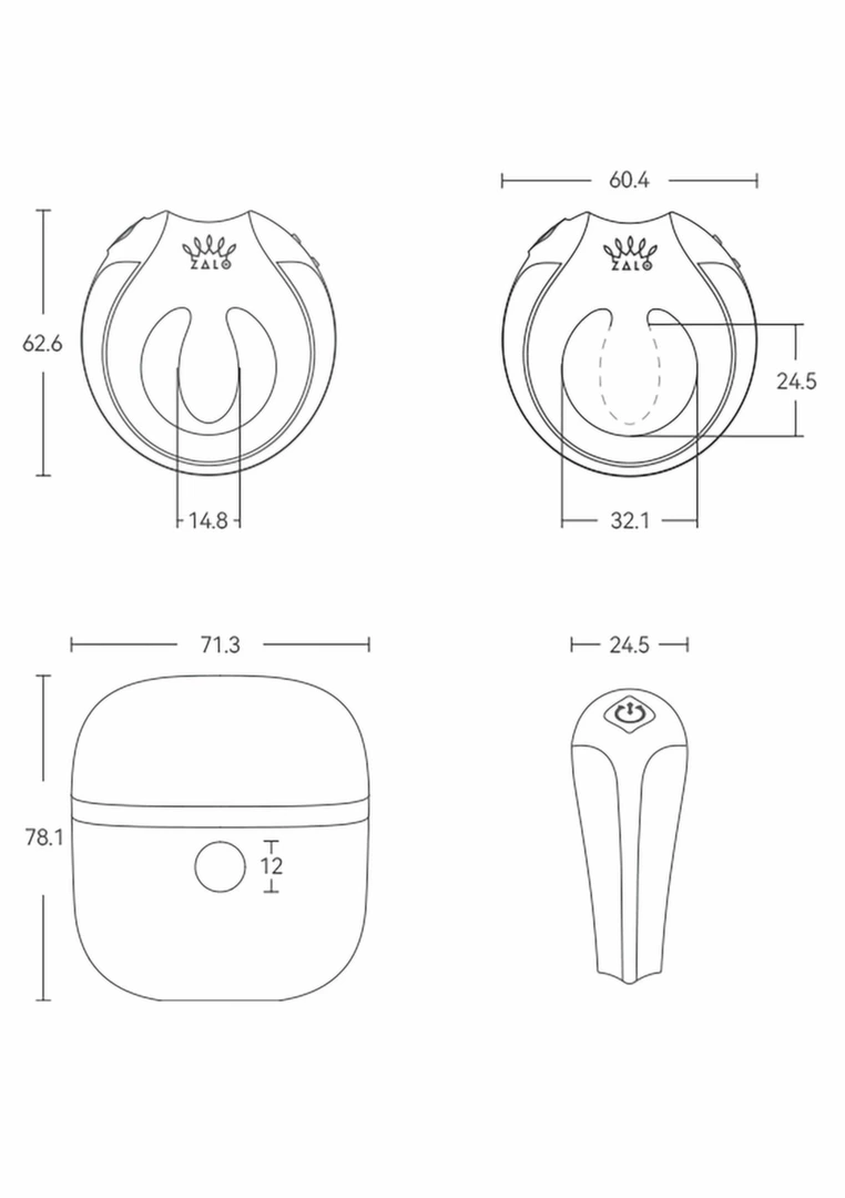 Zalo Apis Vibrating Couples Ring -