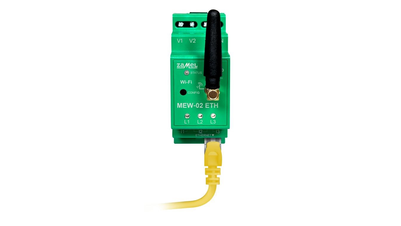 Electricity monitor ETHERNET + Wi-Fi 3F+N