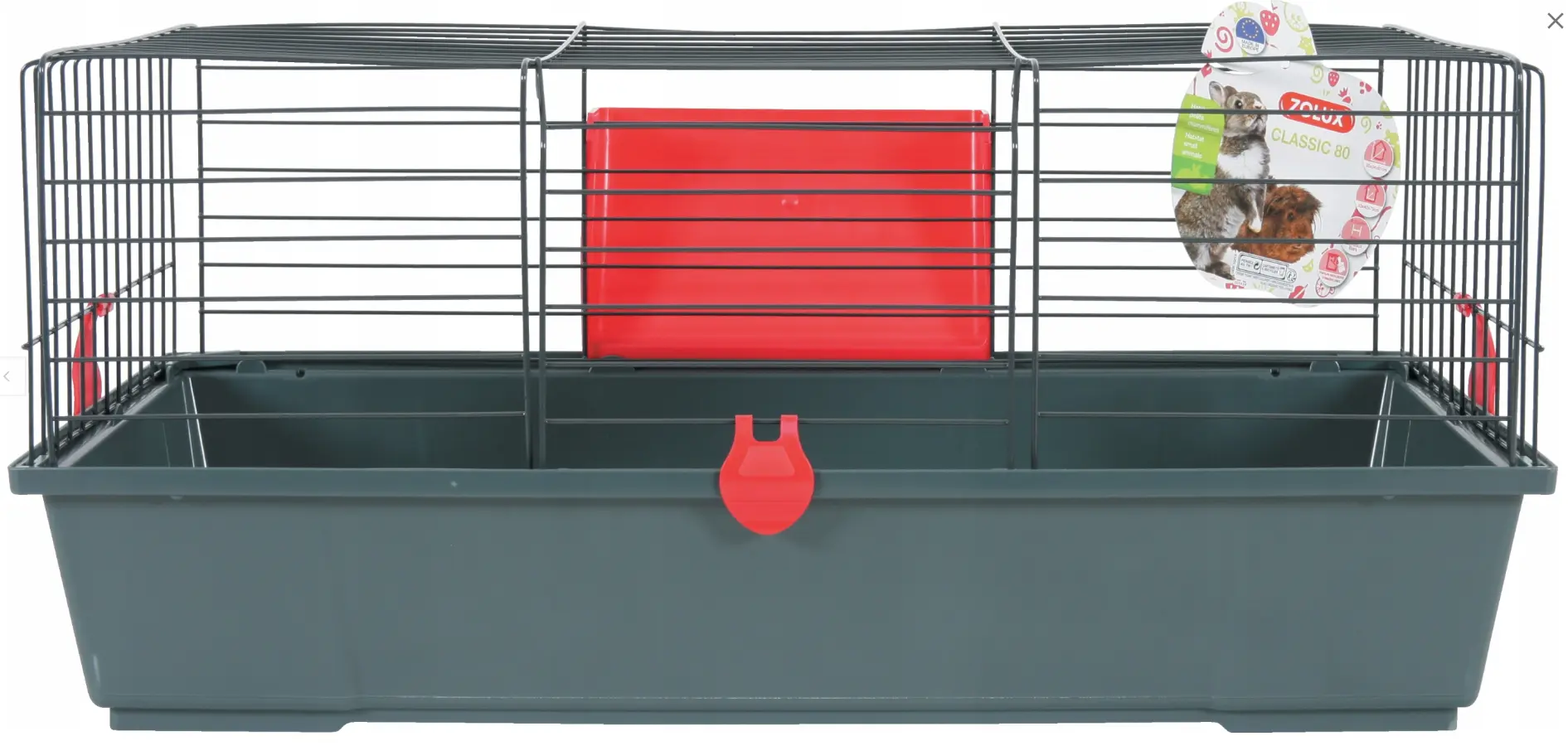 ZOLUX Classic 80 grey/red - cage