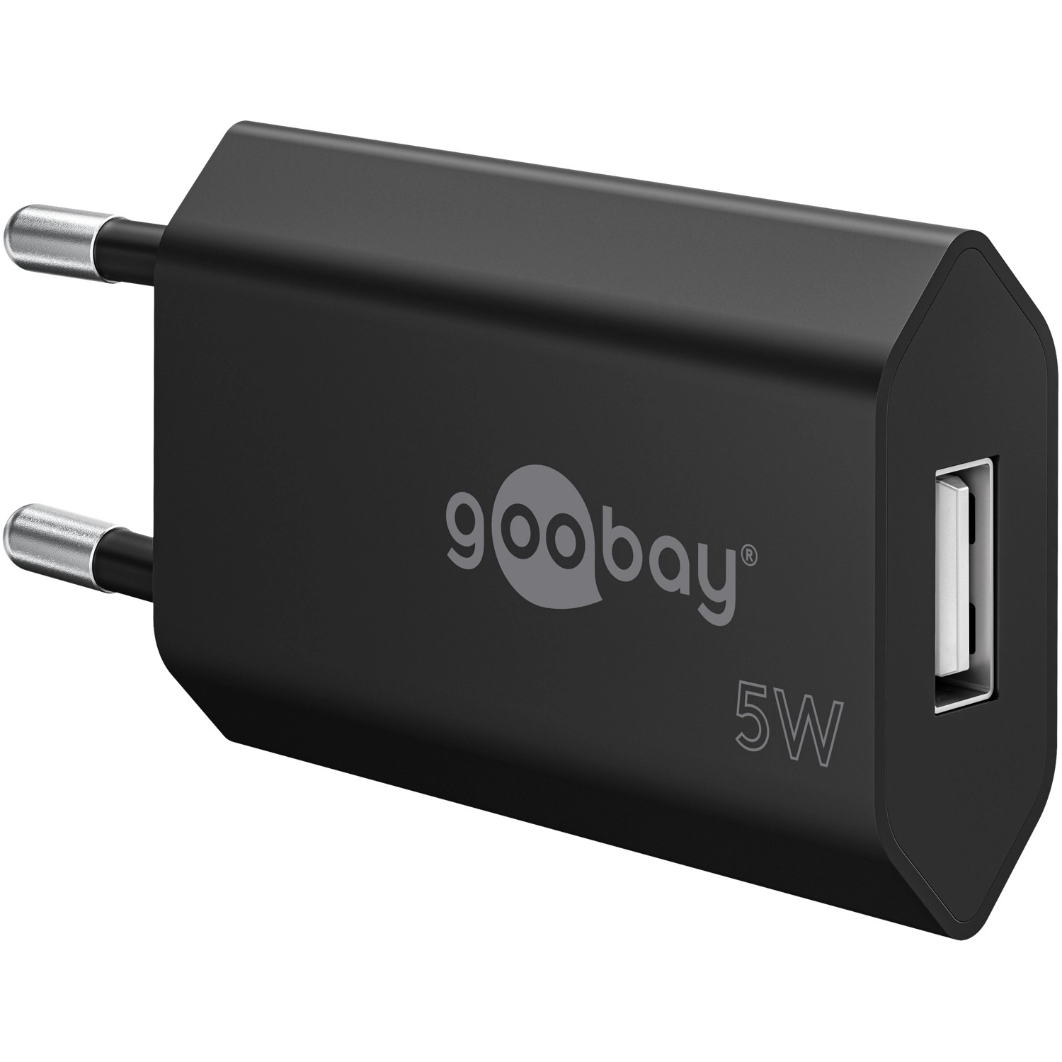 USB charger (5 W)  black  44949