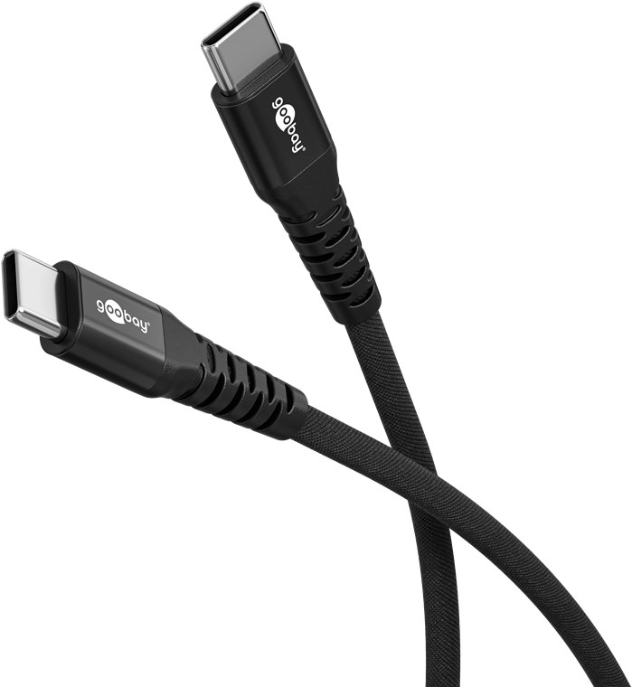 Goobay USB-C Supersoft Textile Cable with