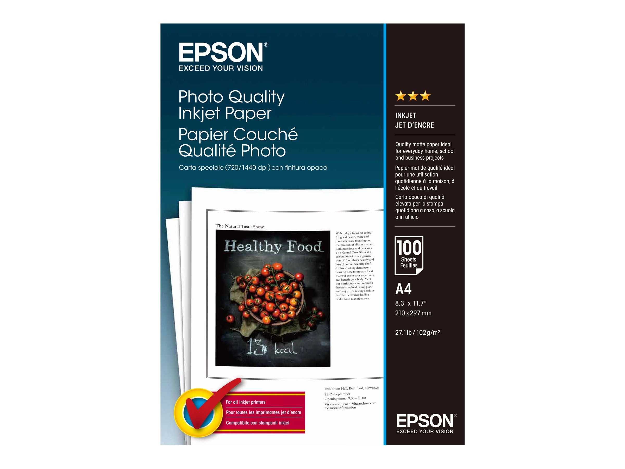 Epson A4 Photo Quality Inkjet Paper