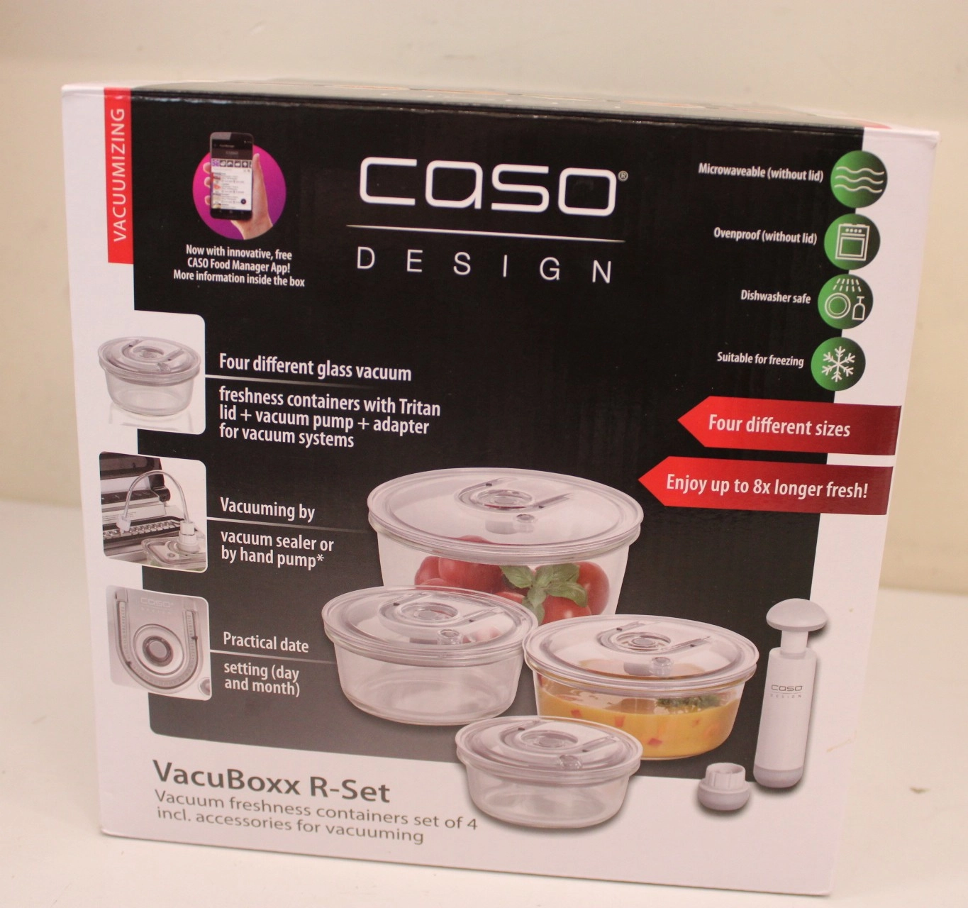 SALE OUT. Caso Vacuum freshness containers