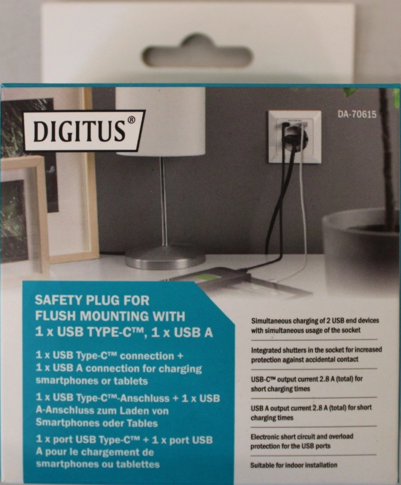 SALE OUT. DIGITUS Safety Plug for