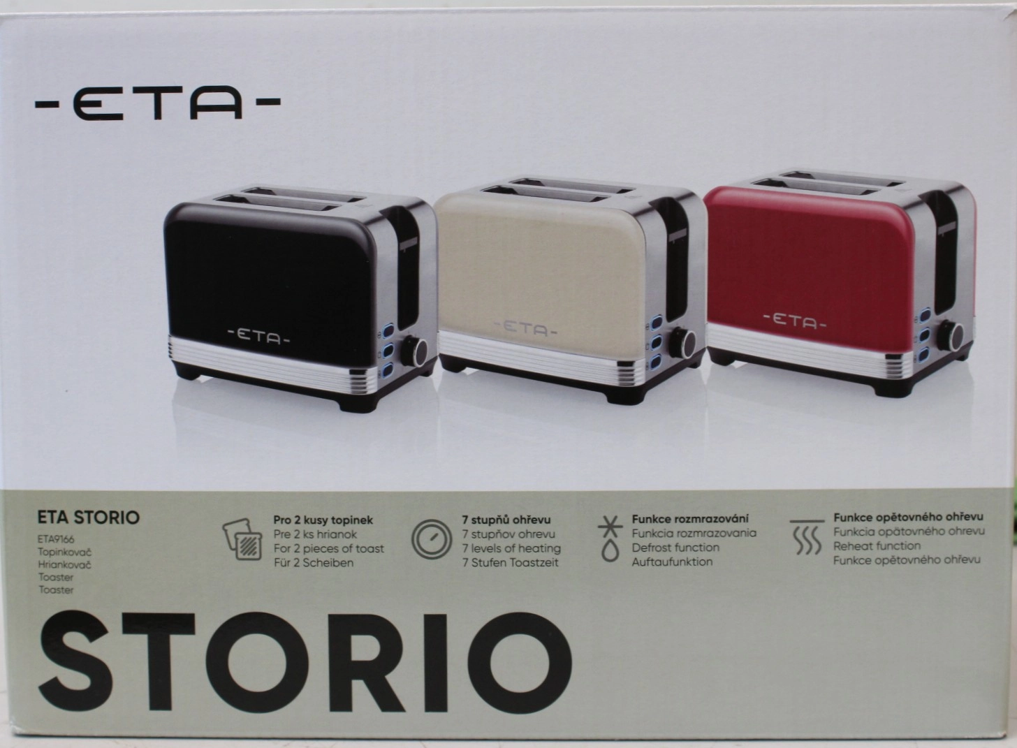 SALE OUT. ETA  Toaster  Storio 9166