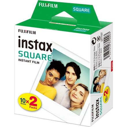 FILM INSTANT COLOR INSTAX/SQUARE GLOSSY 2X10PK