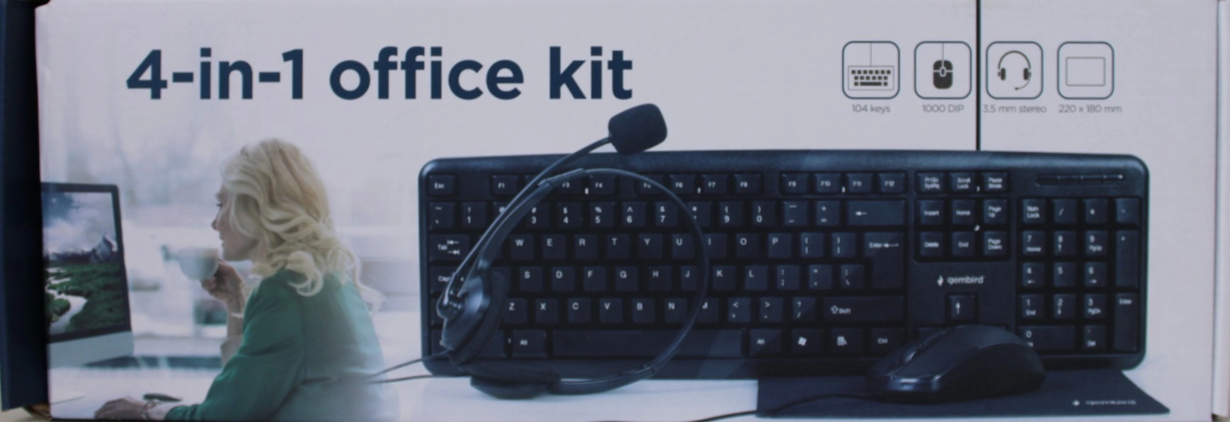 SALE OUT. Gembird KBS-UO4-01 Multimedia office