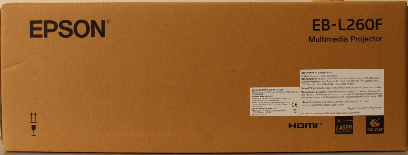 SALE OUT. Epson  EB-L260F  3LCD projector