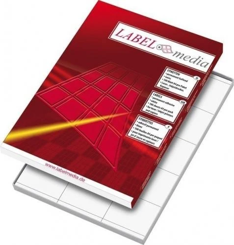 Adhesive labels LabelMedia A4 white 105x48