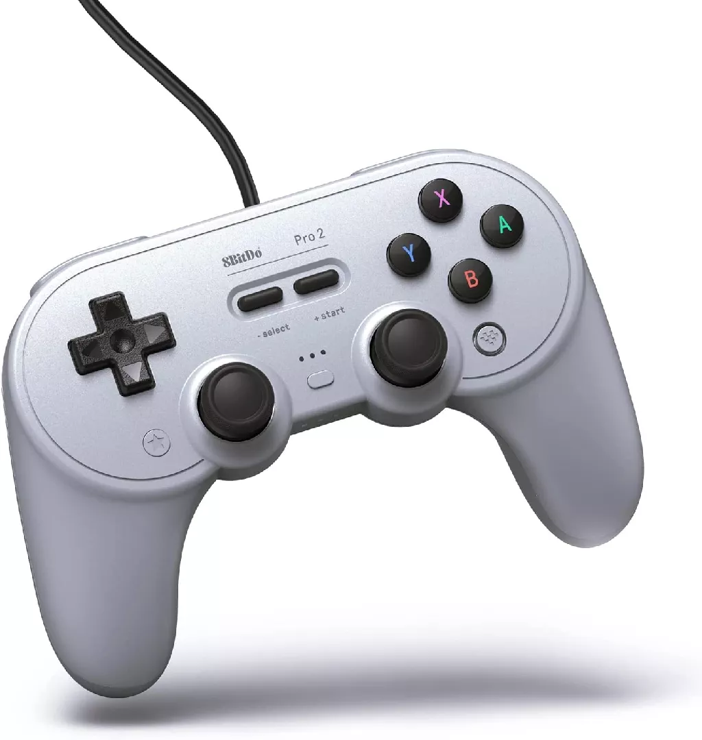 8Bitdo Pro 2 Grey USB Gamepad Analogue / Digital Android, Nintendo Switch, Nintendo Switch Lite, PC, Tablet PC