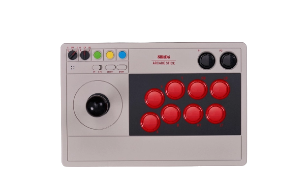 8Bitdo Arcade Stick pelēks Bluetooth/USB kursorsviras analogais / digitālais Nintendo slēdzis, Nintendo Switch Lite, dators