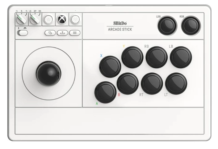 8Bitdo Arcade Stick Black White RF/USB