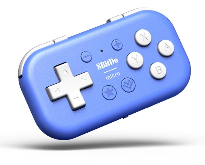 8Bitdo Micro Zils USB Spēļu paliktnis Android, Nintendo Switch, PC (dators), iOS
