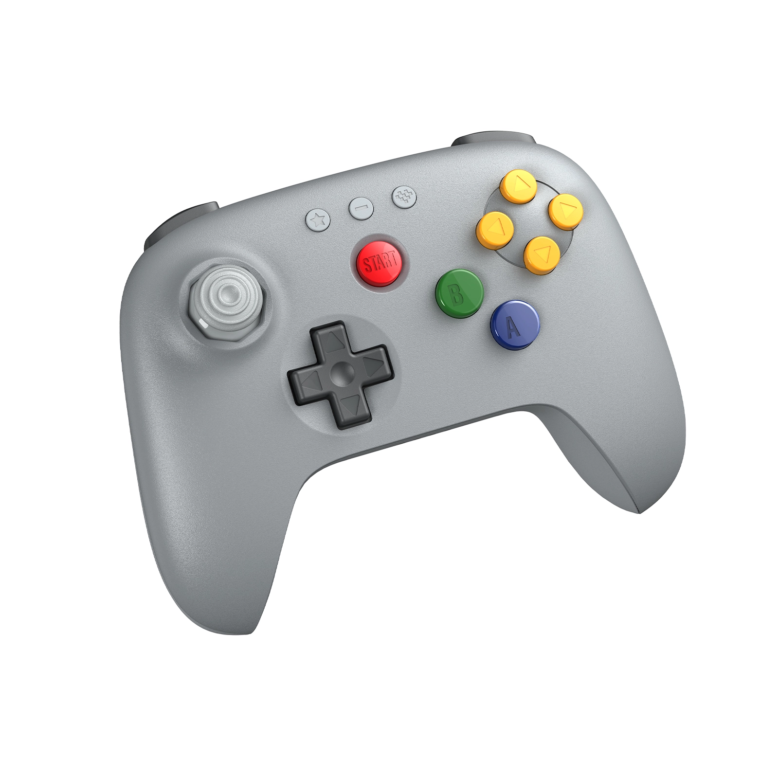 8BitDo 64 Bluetooth peliohjain  harmaa  Switch