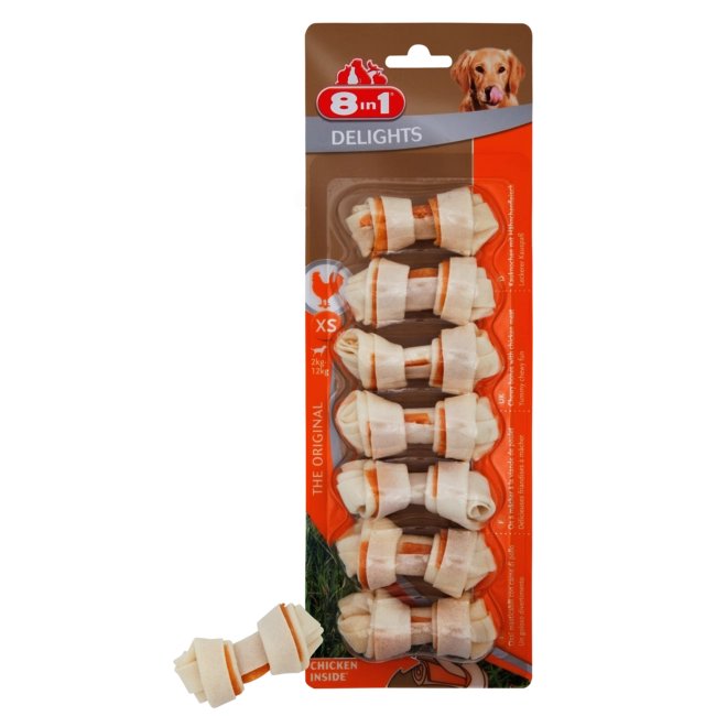 8in1 Delights Dog Snacks Chicken 85