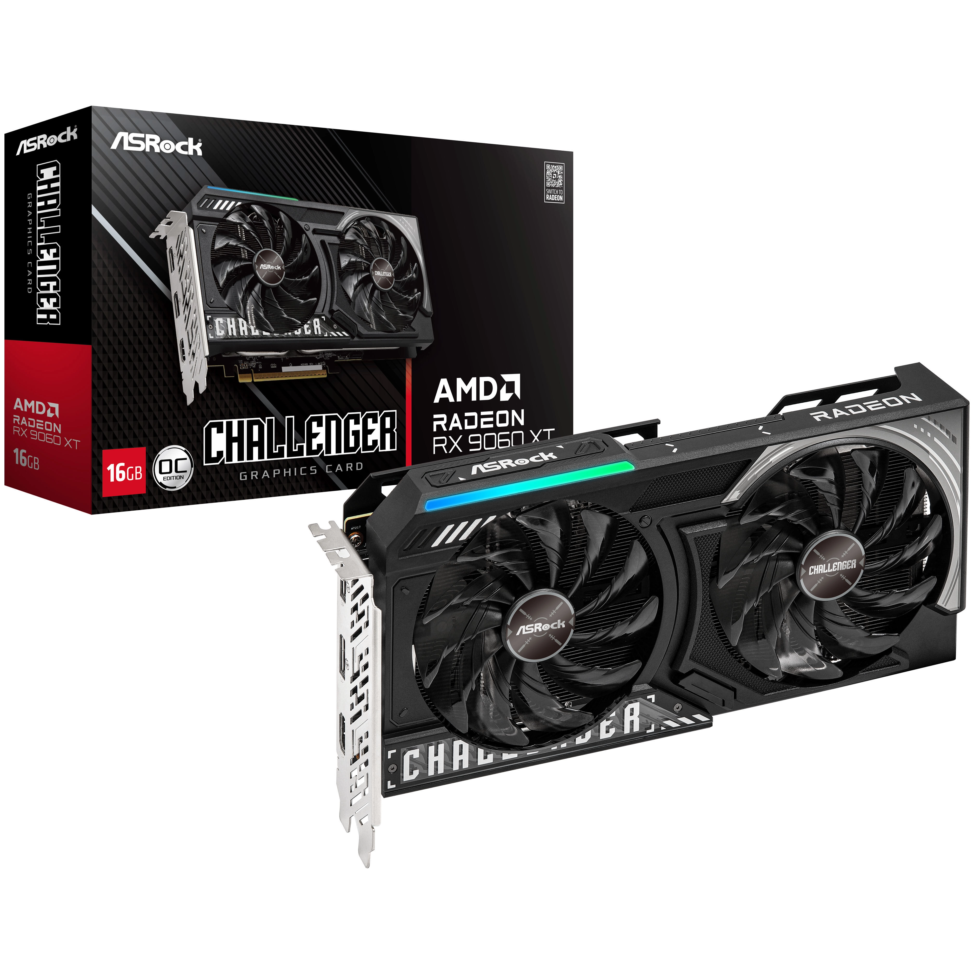 ASRock RX9060XT CL 16GO 16GB DDR6
