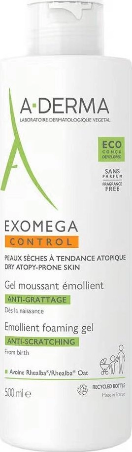 A-Derma Exomega Control foaming emollient gel