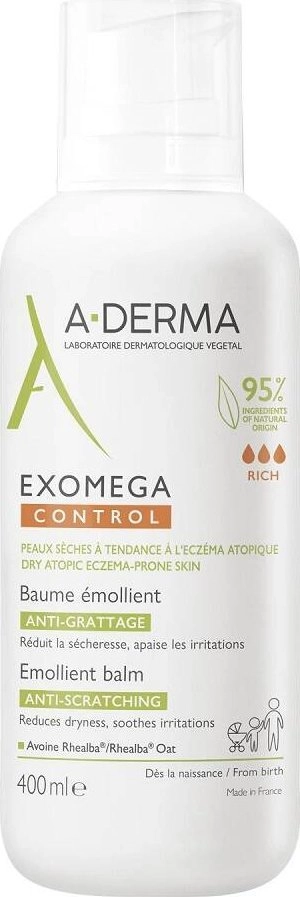 A-Derma Exomega Control emollient body lotion