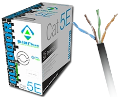 A-LAN KIU5OUTS305 networking cable Black 305