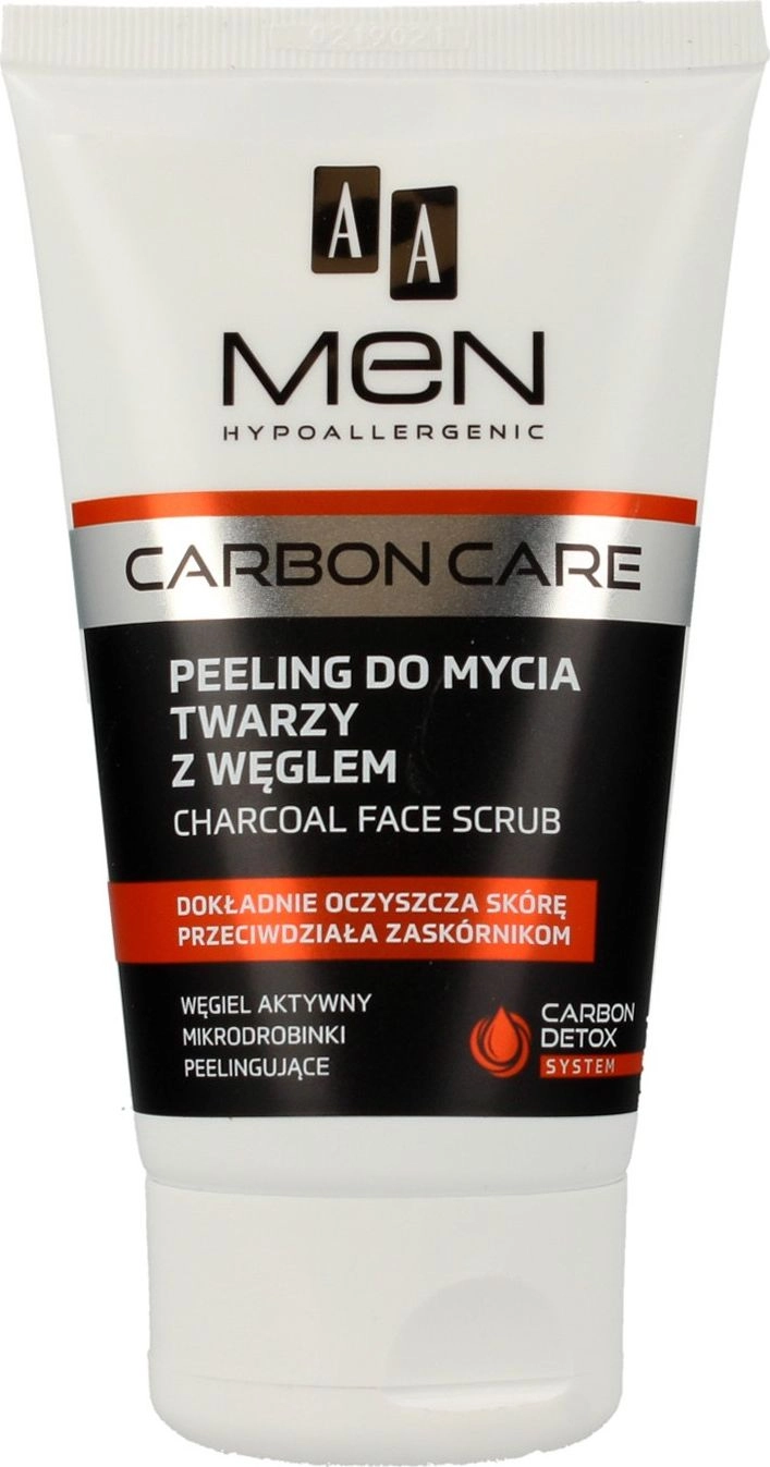 AA Facial cleansing scrub with charcoal