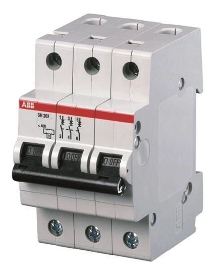 CIRCUIT BREAKER SH203-B25A 3P 6KA 2CDS213001R0255