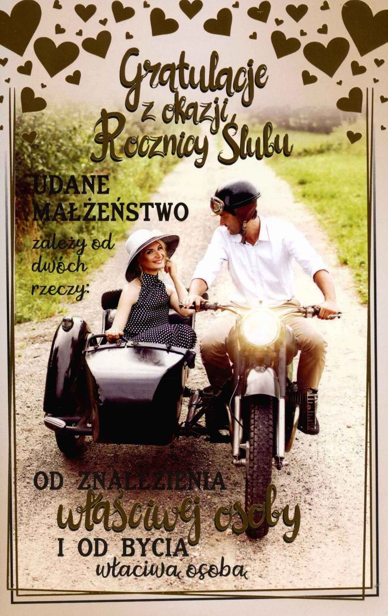 AB Card Karnet Rocznica Ślubu Gratulacje