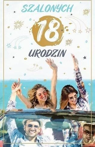 AB Card Karnet 18 Urodziny AB