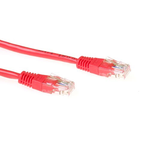 ACT Red 2 meter U/UTP CAT5E
