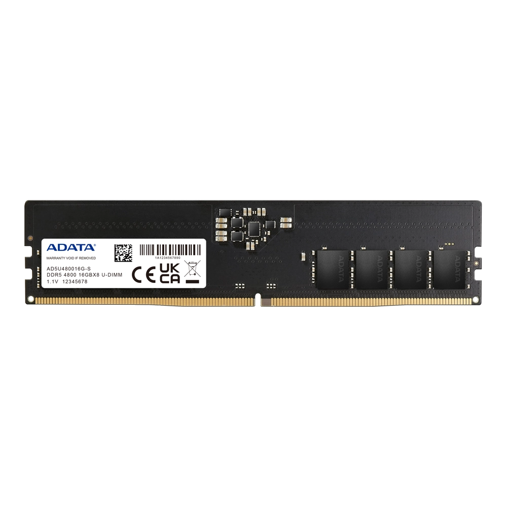 ADATA AD5U480016G-S atmiņas modulis 16 GB 1 x 16 GB DDR5 4800 MHz ECC