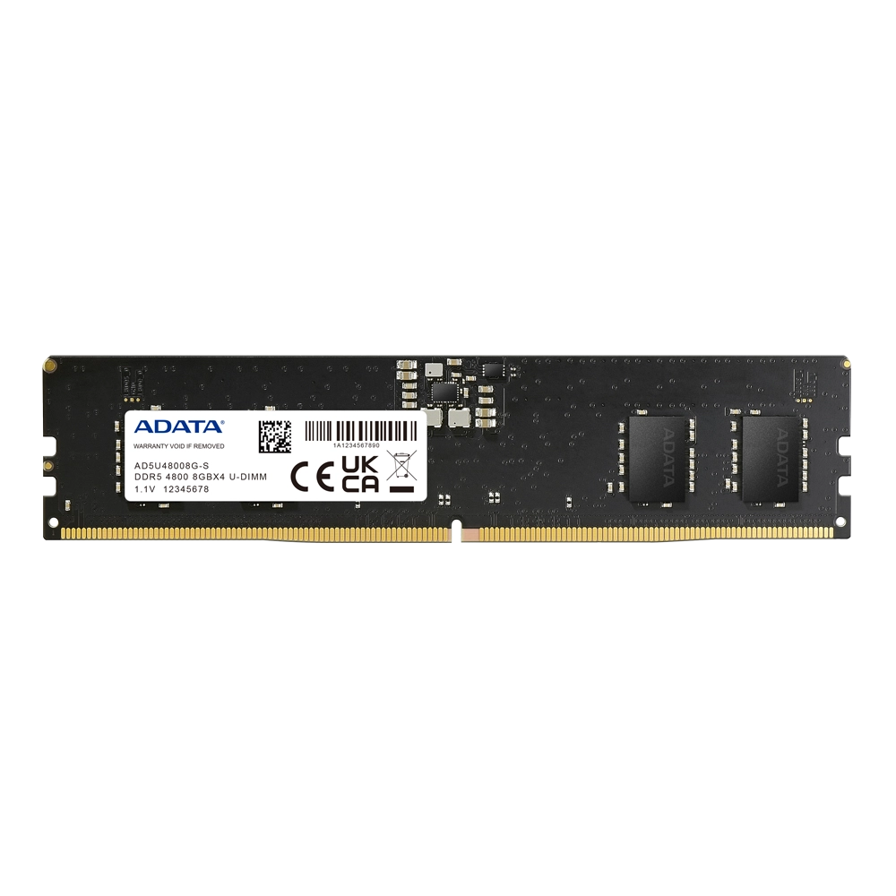 ADATA AD5U48008G-S atmiņas modulis 8 GB 1 x 8 GB DDR5 4800 MHz ECC