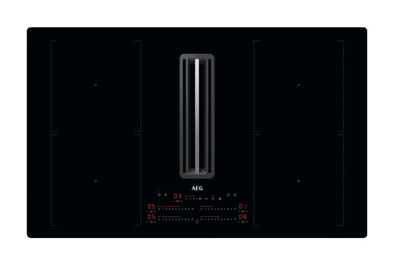 AEG CCE84751CB Black Built-in 83 cm